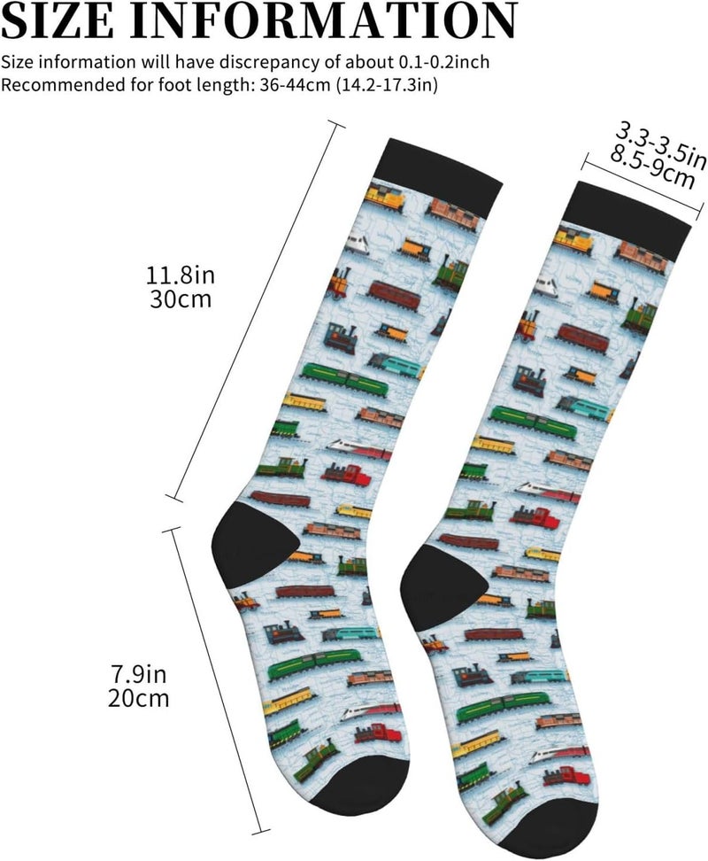 bassyil Compression Socks for Women & Men Circulation 15-20 mmHg Knee High Best Support for Nurses Travel Running Athletic - Image 4